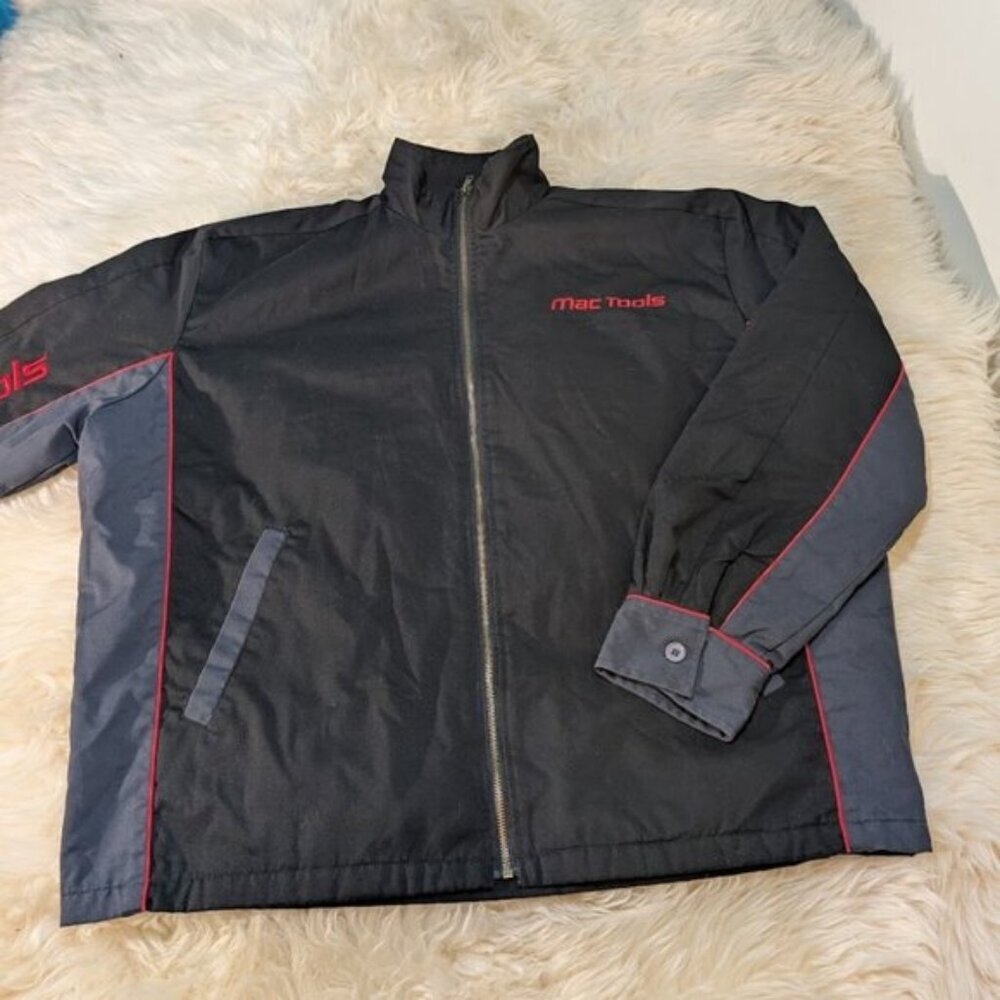 Mac Tools Black and Grey Jacket Men Size XL Mechanic Jacket